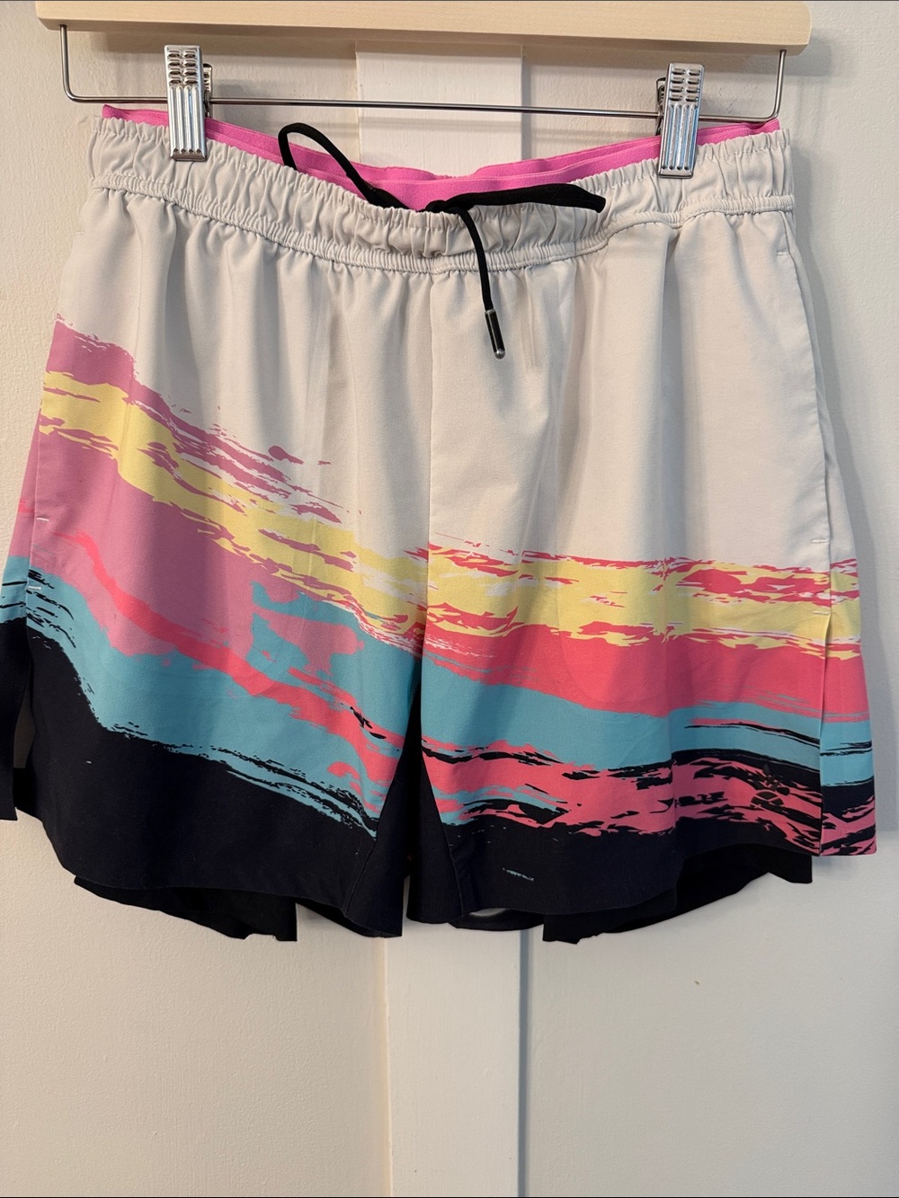 Chubbies Men’s the Retro Workouts 5.5 Ultimate Training Shorts size M pastel Y2K